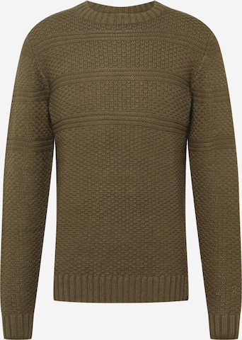 INDICODE JEANS Sweater 'Shores' in Green: front