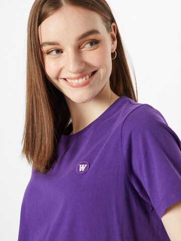 T-shirt 'Mia' WOOD WOOD en violet