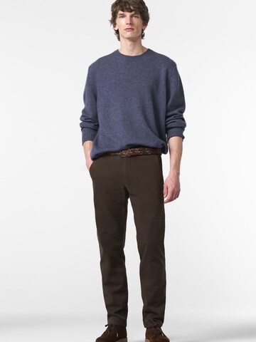 Regular Pantalon chino MEYER en marron