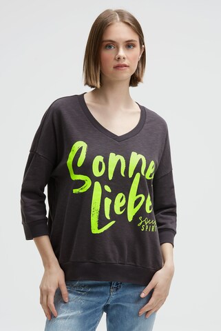 Soccx Sweatshirt in Schwarz: Vorderseite
