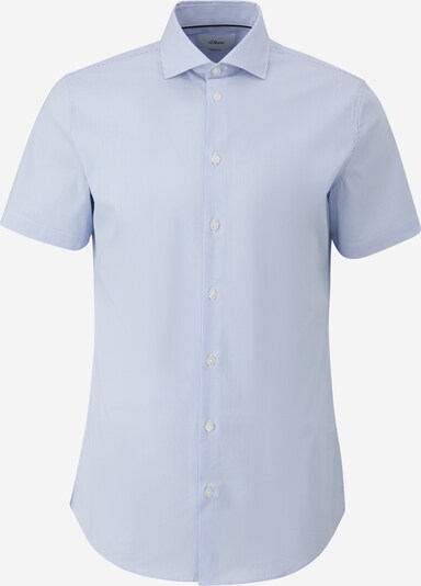 s.Oliver BLACK LABEL Overhemd in de kleur Lichtblauw / Wit, Productweergave