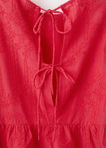 MANGO Bluse in Rot
