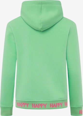 Zwillingsherz Sweatshirt 'Victoria' in Green