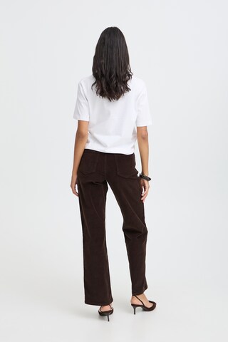 b.young Loosefit Hose 'ASIK' in Braun