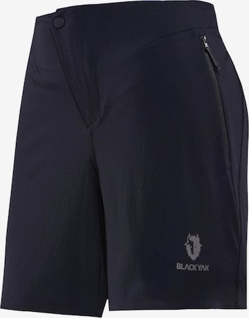 BLACKYAK Regular Athletic Pants 'Dangi' in Black: front