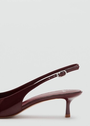 MANGO Slingback Pumps 'Circo' in Red