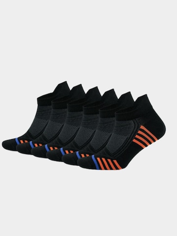 NERS Ankle Socks 'Zyrox' in Black: front