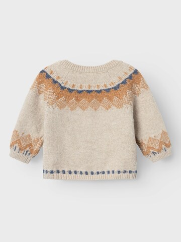NAME IT Knit Cardigan 'NBMonor' in Beige