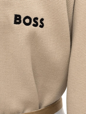 BOSS Home Long Bathrobe 'BLINEA' in Beige