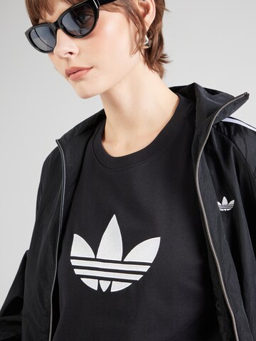 ADIDAS ORIGINALS Shirts 'TREFOIL' i sort