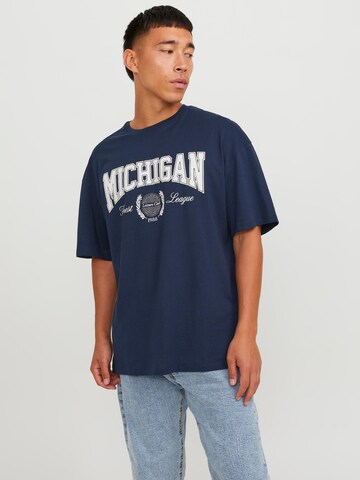 JACK & JONES - Camiseta 'BRADLEY MITCH' en azul