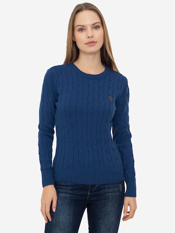 Sir Raymond Tailor Sweater 'Igor' in Blue: front