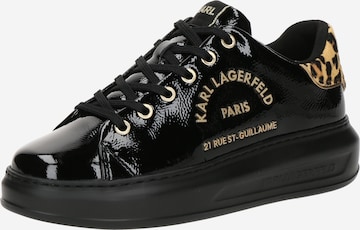 Karl Lagerfeld Matalavartiset tennarit värissä musta: etupuoli