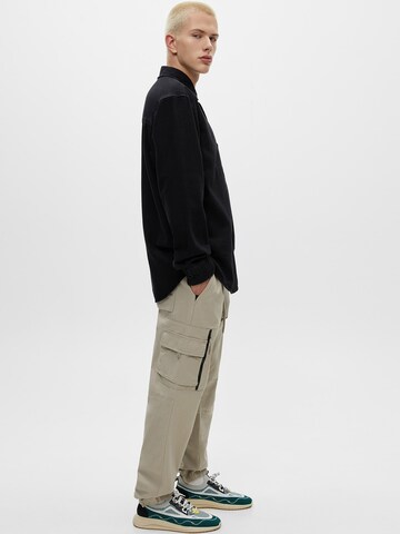 Pull&Bear Loose fit Cargo Pants in Grey