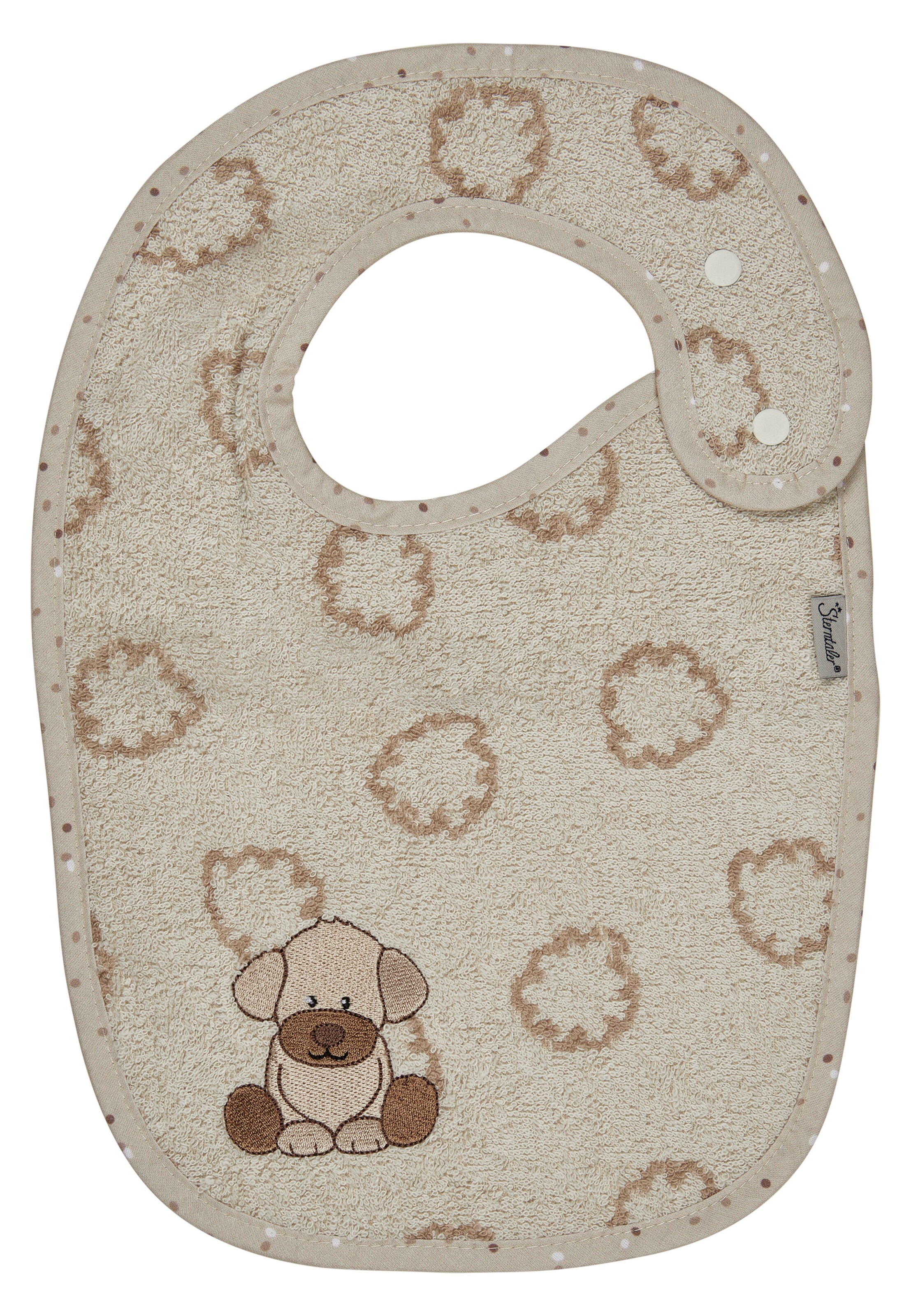 STERNTALER Bib in Beige: front