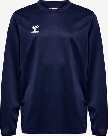 Hummel Sportief sweatshirt in Blauw: voorkant