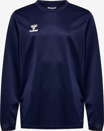 Hummel Athletic Sweatshirt in Blue: front