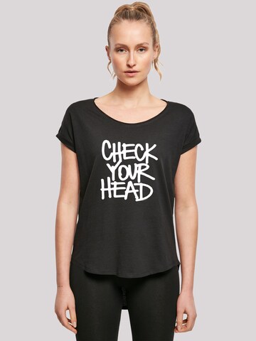 F4NT4STIC Shirt 'The Beastie Boys Check Your Head' in Black: front