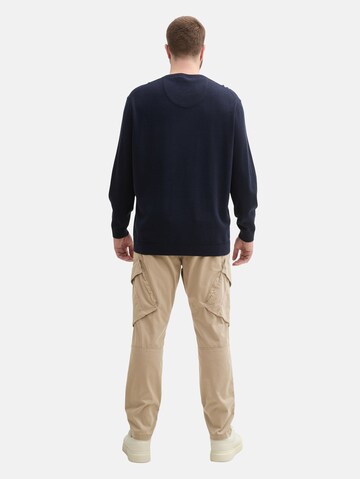 TOM TAILOR Men + Tapered Hose in Braun