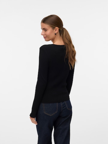 VERO MODA Knit cardigan 'VMWONDER' in Black