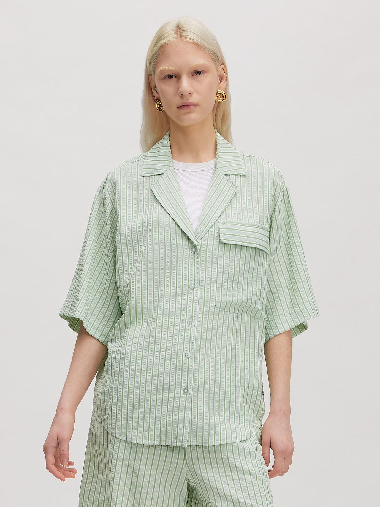 EDITED Blouse 'Brielle' Mintgroen