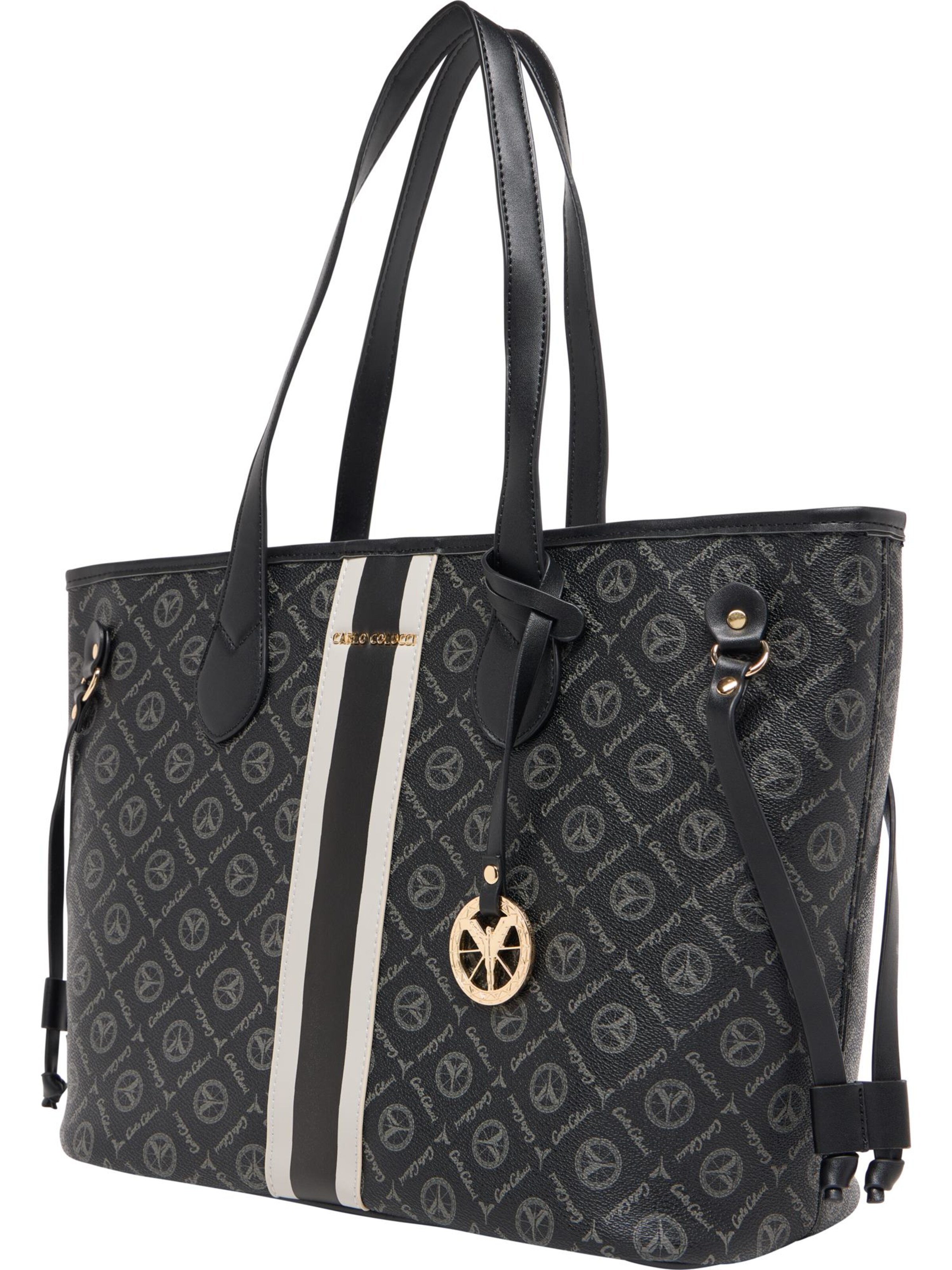 Carlo Colucci Shopper ' Eccli ' in Black