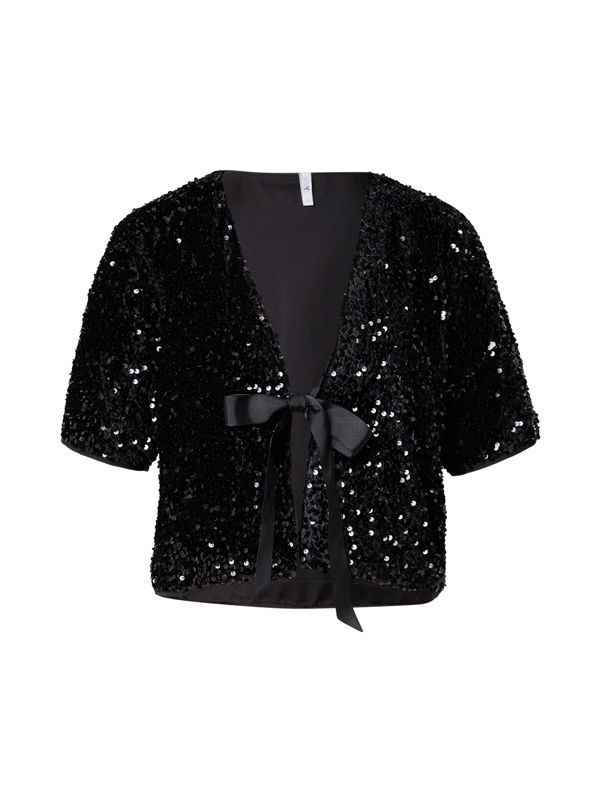 Hailys Kardigan 'Li44v' – černá: přední strana