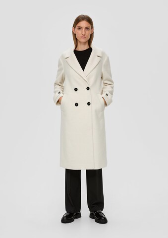 s.Oliver BLACK LABEL Between-Seasons Coat in White: front