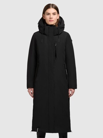 khujo Winter Coat 'Lofi2' in Black: front