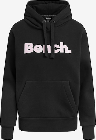 BENCH Sweatshirt 'TEALY' in Zwart: voorkant