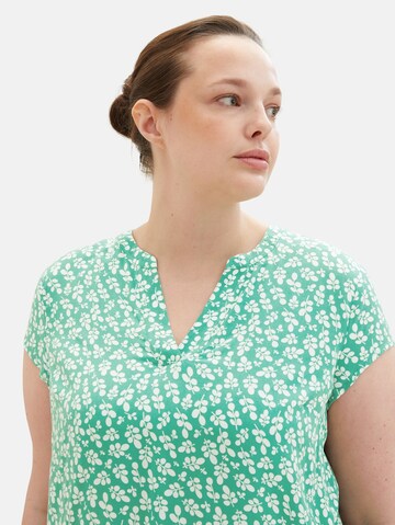 Tom Tailor Women + Блузка в Зеленый