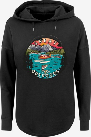 F4NT4STIC Sweatshirt 'Great Outdoors' in Zwart: voorkant