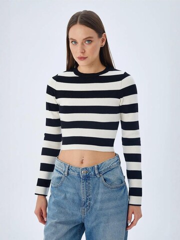 Pullover 'Pullover' di MixRay in nero: frontale