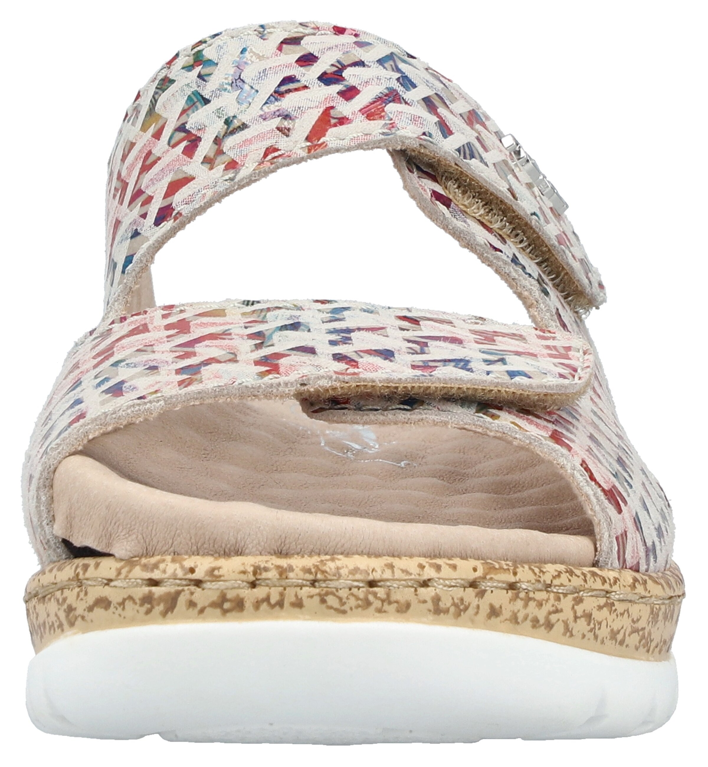 Mule Rieker en mélange de couleurs