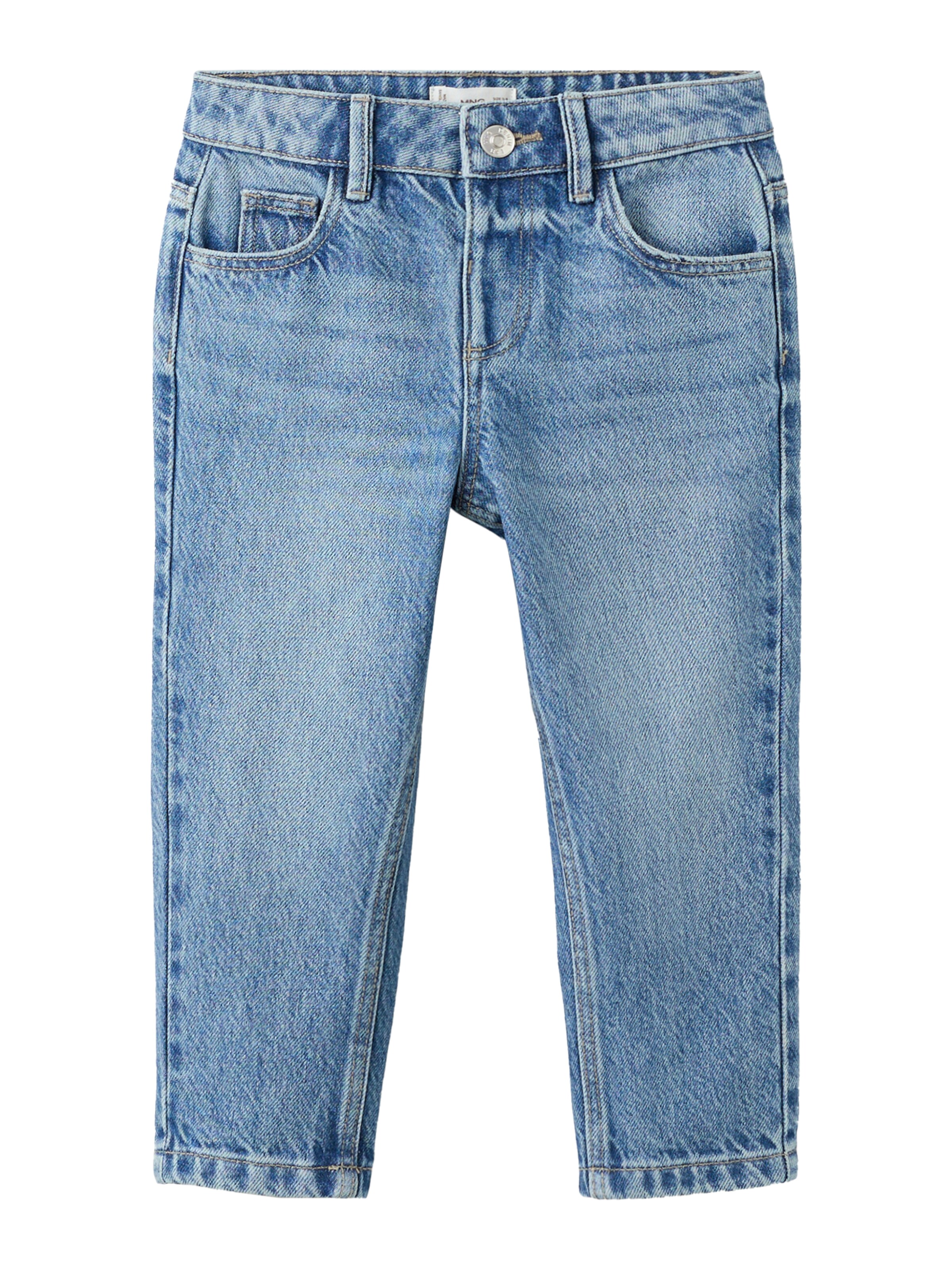 MANGO KIDS Slimfit Jeans 'XAVI' i blå: framsida