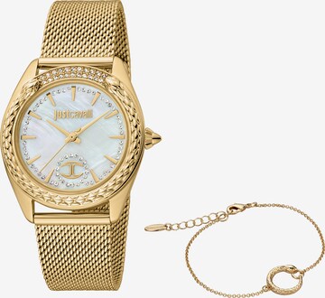 Just Cavalli Time Analog Watch in Gold: front