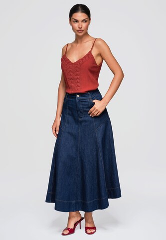 Ombre Shirt in Rood