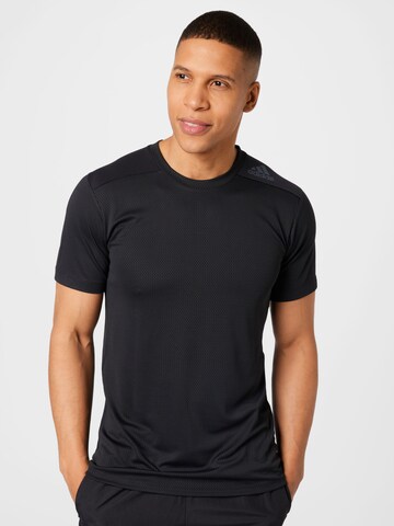 T-Shirt fonctionnel ADIDAS SPORTSWEAR en noir : devant