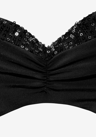 Bandeau Costum de baie două piese de la BRUNO BANANI pe negru