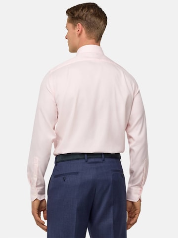 Boggi Milano Regular Fit Hemd in Pink