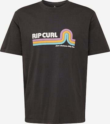 RIP CURL Funkcionalna majica 'REVIVAL MUMMA' | črna barva: sprednja stran