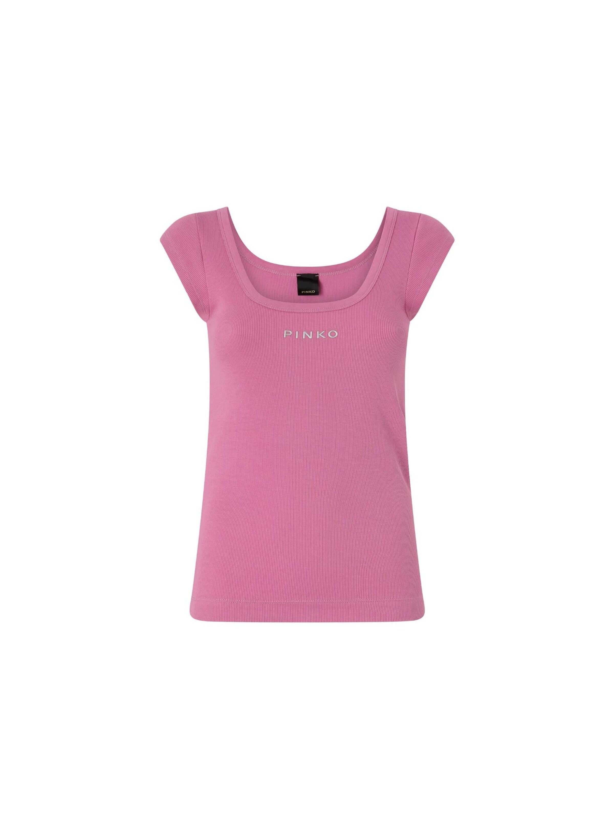 T-shirt 'TENACE' PINKO en rose : devant