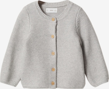 MANGO KIDS Gebreid vest 'BOBA5' in Grijs: voorkant