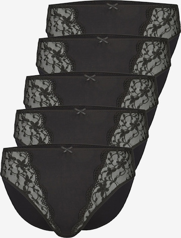 Nina von C. Slip 'Silver Edition' in Schwarz: Vorderseite