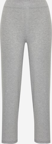 Pieces Petite Flared Pants 'Molly' in Grey: front