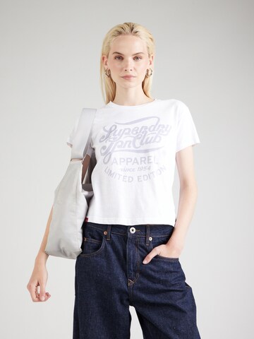 Superdry T-Shirt in Weiß: Vorderseite