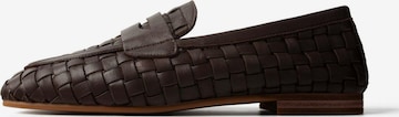L37 HANDMADE SHOESSlip On cipele 'WALKING UNDER GOLDEN SKIES' - smeđa boja: prednji dio