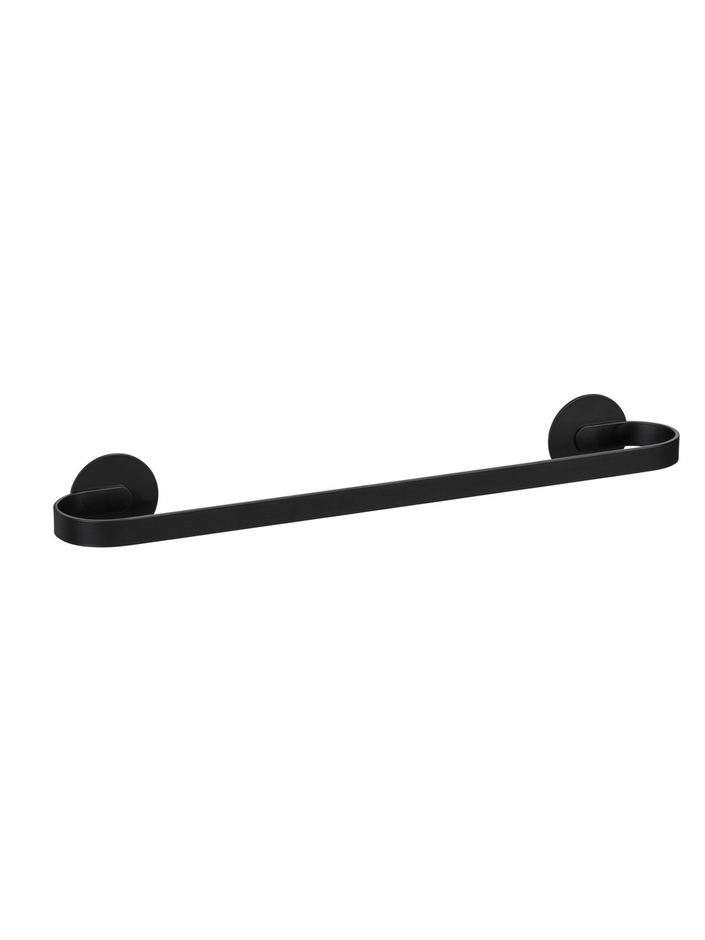 Wenko Toilet Accessories in Black: front