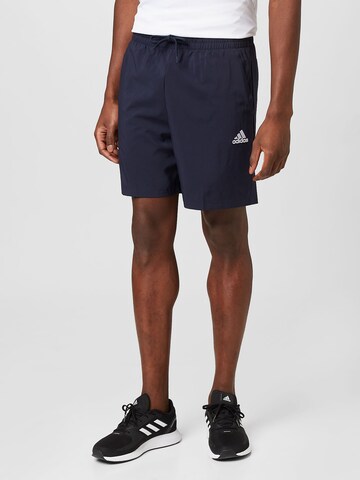 ADIDAS SPORTSWEAR Regular Workout Pants 'Chelsea' in Blue: front