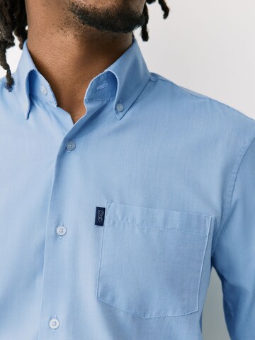 Next Slim Fit Hemd in Blau